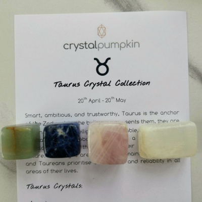Taurus Gemstone Crystal Set